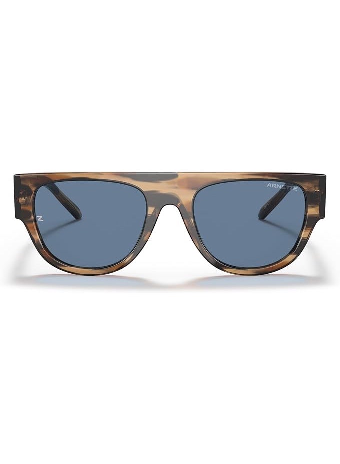 Arnette AN4293 GTR ZAYN X ARNETTE Rectangular Sunglasses For Men, Havana Frame, Grey Lens, Size 53 mm - Image 2